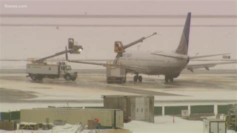 Severe weather cancels, delays flights at Denver airport