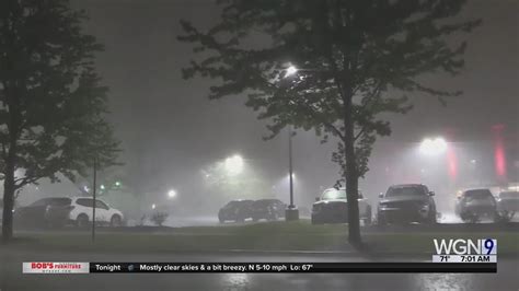 Severe weather causes damage in Chicagoland area