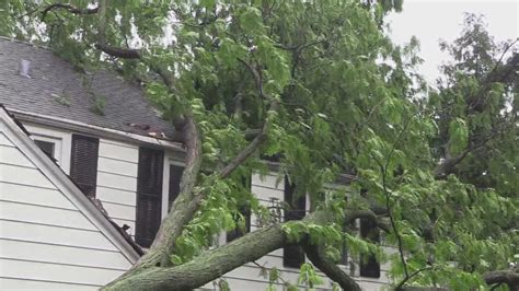 Severe weather leaves damage around Chicago area