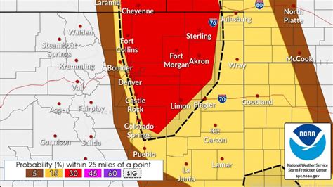 Severe weather threat ends in Denver area for Wednesday