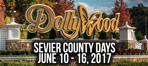 Sevier county days at dollywood. 1. Get the Dollywood App. Anyone with a smartphone will definitely want to download the Dollywood app! When you visit the theme park, this convenient app will let you know what the current wait times are for all the rides, so you can plan accordingly. The app also features a handy schedule for Dollywood’s shows. 2. 