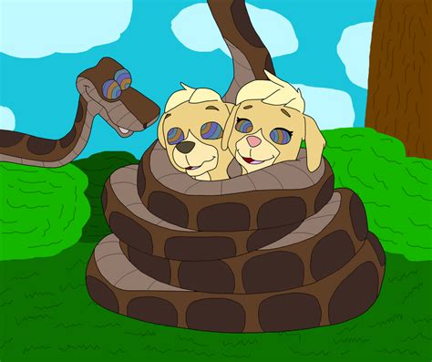 Seviperman13. 13.5K Views. coiled coils constrict cuddle cute disney fuli hugged hypnosis hypnotized kaa kion lion lionking snake snuggle wrapwrappedcheetahjunglebook. …. Edit of Kaa hypnotizing Kion and Fuli and hugging them in his coils. Image size. 