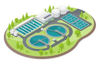 Sewage Treatment Plant Vector Images (over 1,300) - VectorStock