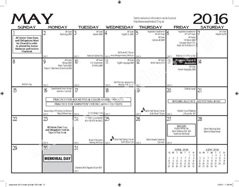 Sewanhaka Calendar