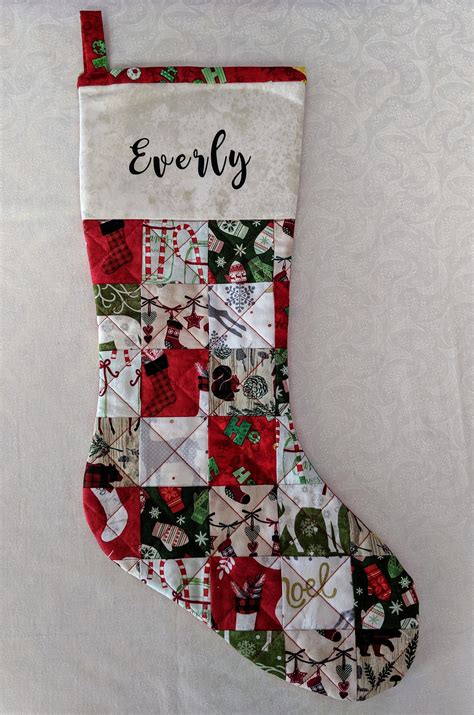 Sewing Christmas Stocking Pattern - Etsy