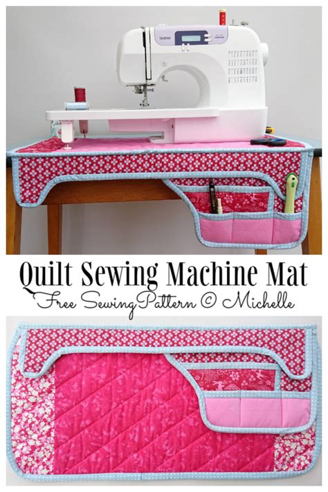 Sewing Machine Organizer Pattern Free Mat Tutorial Sewing machine