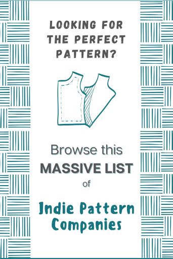 Sewing Pattern Companies Browse Patterns