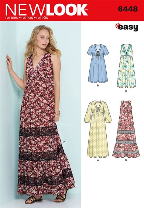 Sewing Pattern Easy Simplicity New Look Sewing Pattern Easy V Neck
