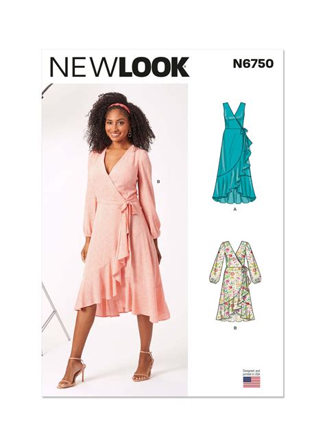 Sewing Pattern for Misses WRAP DRESS & SASH, Vogue Pattern 9313, Womens DressCustom Fit Pattern