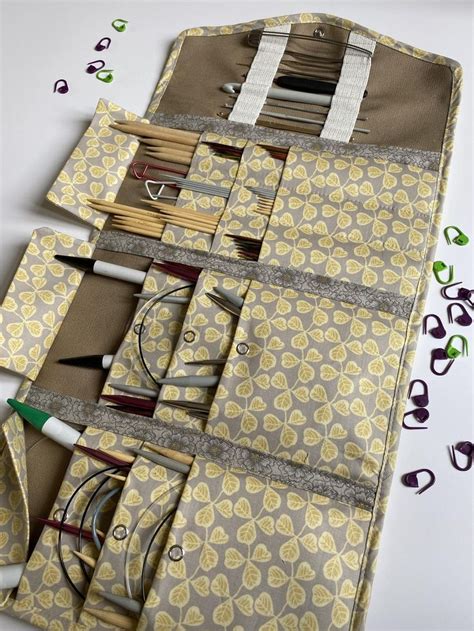 Sewing Patternknitting Needle Case Tutorial With Pictures and Etsy