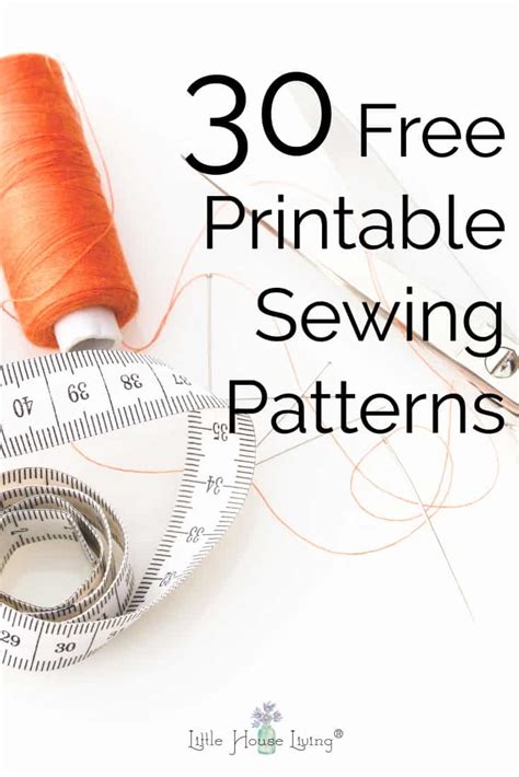 Sewing Patterns Free Printable A List Of All Things Needed. Printable