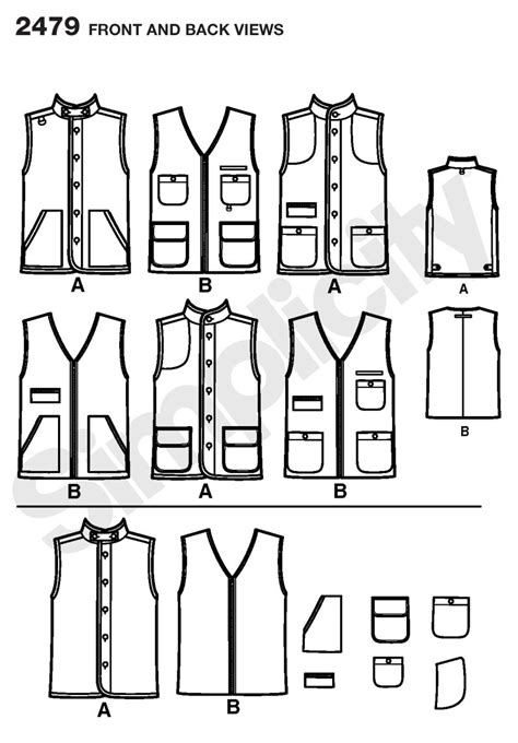 Sewing Vest Pattern Free Web Simple Vest Pattern Printable Templates