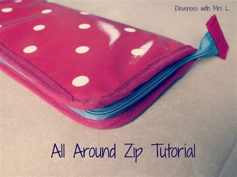 Sewing Wallet Pattern Free Elevenses With Mrs L All Around Zip Tutorial