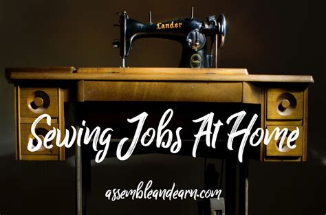 Sewing jobs at home near me. Elgin. £10.90 an hour. Permanent. Monday to Friday + 4. Pay starting from £10.90 an hour. Other tasks include cutting, sewing and tagging. Auto-enrolment into our pension scheme from your first day. Posted 30+ days ago. 