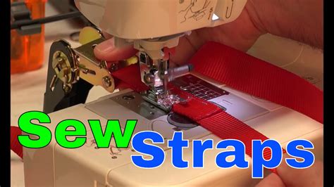 Sewing machine for nylon straps. .  ...