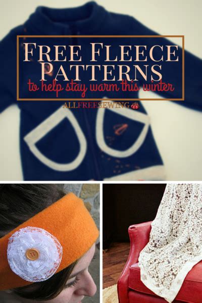 Sewing with Fleece 35 Free Patterns