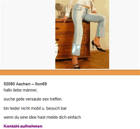 Sex Anzeigen Aachen