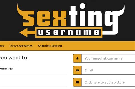 Sextingusername. All snapchat usernames. This is where all the snapchat friends come to meet and share their usernames and start trading selfies and meet new sexting buddies, so if you want to be here submit your profile here. Feeling dirty ? Are you interested in sexting ? You want to trade nudes on snapchat ? Go to the dirty snapchat usernames section. Girls ... 
