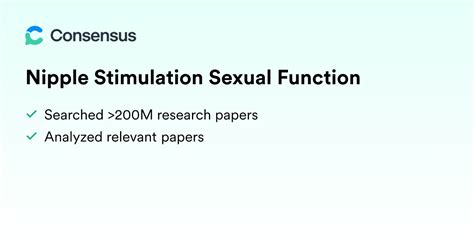 Sexual nipple stimulation. .  ...