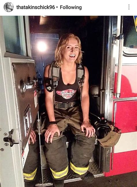 Sexy girl firefighter. .  ...