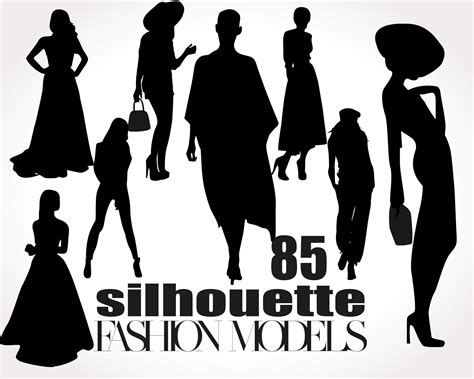 Sexy models clip art.  They all come on transparent backgrounds for easy .  Free D...
