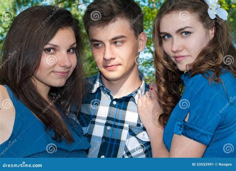 Sexy threesomes two girls one guy. .  ...