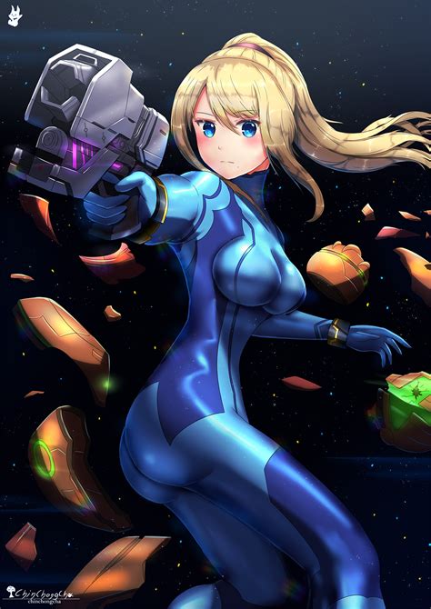 I know Samus is sexy, But I don't think she appreciates it when people draw her in revealing poses... But that's just my guess. Samus Aran © Nintendo. Sexy zero suit samus
