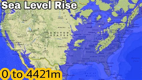 Seymour, US Flood Map: Elevation Map, Sea Level Rise Map