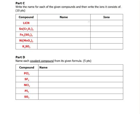 This problem has been solved! You'll get a detailed solution from a subject matter expert that helps you learn core concepts. See Answer. Question: Give the systematic name of each covalent compound. Spelling counts. SF2: Sulfur tentraflouride Incorrect PS: phosphorous pentasulfide Incorrect SO: | oxidosulfur Incorrect CENA: carbon nitride solid.. 