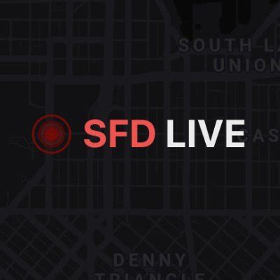 Sfdlive. SFD Live tracks real-time 911 incidents by the Seattle Fire Department, provides a live radio scanner and generates various stats. Click an incident on the map or table to show details. Built by Seattle Firefighter Jason Botello ( email me ) Updated: 4/25/23 