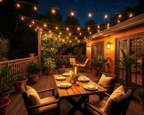 Sfeerverlichting voor het terras maken