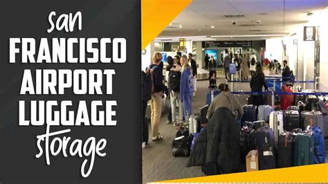 Sfo luggage storage. Baggage storage is exclusively available at the Airport Travel Agency, located on the Departures/Ticketing Level of the International Terminal, near the entrance to … 