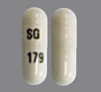 Pill Imprint SG 179. This white capsule-shape pill with imprint SG 179 on it has been identified as: Gabapentin 100 mg. This medicine is known as gabapentin. It is available as a prescription only medicine and is …. 