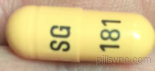 Sg 181 yellow capsule. SG 157 Pill - white blue capsule/oblong, 14mm . Pill with imprint SG 157 is White / Blue, Capsule/Oblong and has been identified as Celecoxib 100 mg. It is supplied by ScieGen Pharmaceuticals, Inc. Celecoxib is used in the treatment of Osteoarthritis; Ankylosing Spondylitis; Chronic Pain; Familial Adenomatous Polyposis; Juvenile Rheumatoid Arthritis and belongs to the drug class cox-2 inhibitors. 
