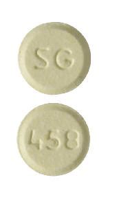 Sg 458 pill. Side Effects. Dizziness, lightheadedness, nausea, vomiting, loss of appetite, trouble sleeping, unusual dreams, or headache may occur. If any of these effects last or get worse, tell your doctor ... 