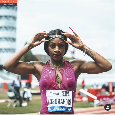 Sporting bright blue hair, Sha'Carri Richardson rockets to a win in the women's 100m at the 2021 USATF Golden Games. #NBCSports #USATF #GoldenGames» Subscrib.... Sha'carri richardson nude