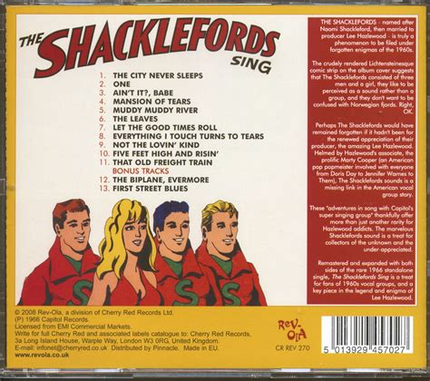 Shacklefords - 1966 folk. Written by Lee Hazlewood and produced by Marty Cooper and Hazlewood. Lee was also a member of the group.
