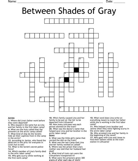 Apr 18, 2023 · Shade of gray Crossword Clue Answer : ASH. For additional clues from the today’s mini puzzle please use our Master Topic for nyt mini crossword APR 18 2023. The answers are mentioned in. If you search similar clues or any other that appereared in a newspaper or crossword apps, you can easily find its possible answers by typing the clue in the ... . 