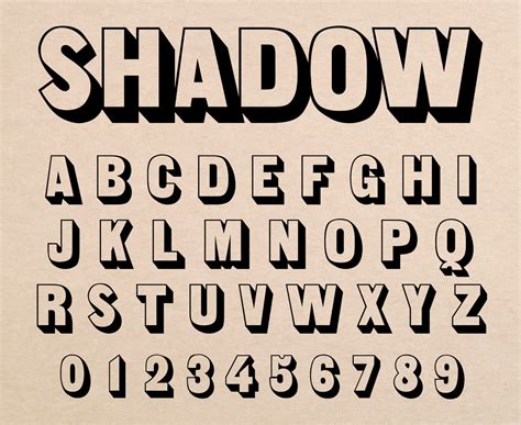 Shadow Bubble Fonts FontSpace