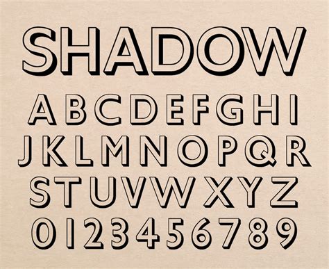Shadow Font