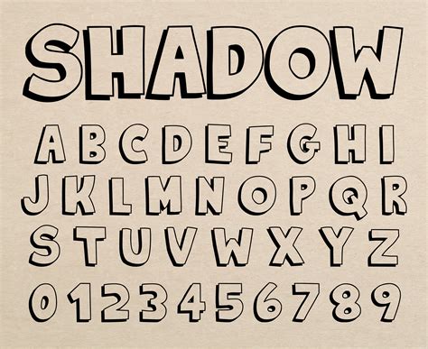 Shadow Font Block Shadow Font Shadow Script Font Shadow Font Style