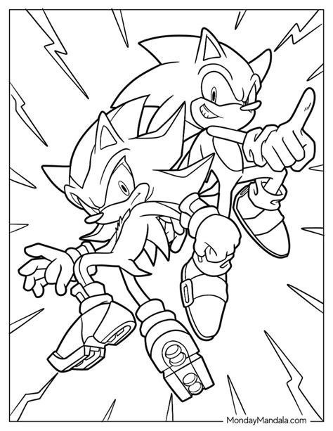 Shadow Sonic Coloring