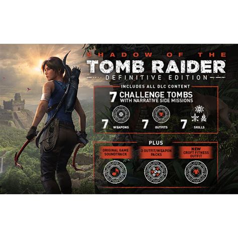 Shadow of the Tomb Raider Croft Edition PC + DLC.