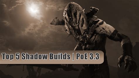 Shadow poe. 28 YouTube PoE 3.  PoE Shadow builds for Mapping content in 3...