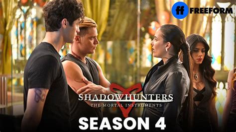 Shadowhunters season 4. 41:12. S3 E5 - Stronger Than Heaven Clary and Luke seek out to help Jace. TV-14 | 04.17.2018. 41:18. S3 E6 - A Window Into An Empty Room Clary and Magnus find out more about the demon. TV-14 | 04.24.2018. 41:59. S3 E7 - Salt in the Wound The Shadowhunters devise a way to capture the Owl. 