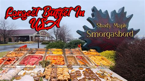 Shady Maple Smorgasbord BREAKFAST Buffet - YouTube