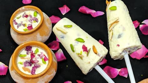 Shahi kulfi. Oct 23, 2022 · To make kulfi, you start by boiling the milk in a pan on the stove for about 10 to 11 minutes, per Swasthi's Recipes.Next, add four tablespoons of sugar as you continue to stir and boil the milk ... 
