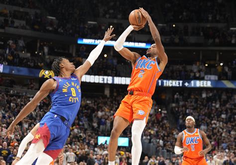 Shai Gilgeous-Alexander drains game-winning shot as Thunder knock off Nuggets in Denver