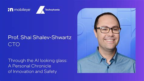 Shai shalev shwartz.  He leads software and algorithm technology development ...