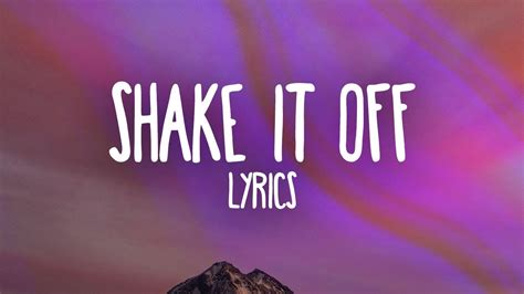 Shake it off lyrics
